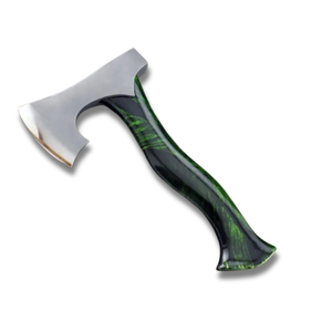 A&M ENTERPRISES Handmade Stainless Steel <b>Axe</b> Hand Resin <b>Handle</b> Textured Professional Hatchet Camping <b>Axe</b> Leather Sheath <b>Axes</b> - Product Image 1