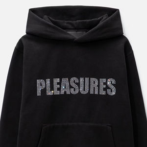 Pulls pour hommes de haute qualité, vêtements d'hiver pour hommes en gros, sweat à capuche avec strass, sweat à capuche personnalisé avec strass, prix bas, OEM - Product Image 4