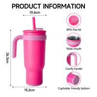 Vaso Térmico de Acero Inoxidable de Doble Pared con Aislamiento al Vacío de 14 oz, Personalizable con Impresión OEM/ODM, a Prueba de Fugas, de Silicona, Disponible Personalizado