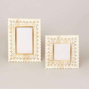 Handmade Bone Inlay Square Photo <b>Frame</b> for Customized Design Color Tabletop Use for Living Room Home Hotel Office Antique Design - Product Image 1