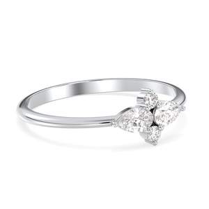 Bagues de fiançailles REYES en argent sterling 925 de haute qualité avec moissanite, personnalisables, cadeau de mariage, bijoux fins pour femmes, pour les fêtes - Product Image 3