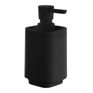 Distributeur de savon liquide mural contemporain en acier inoxydable, support métallique pour lavage des mains, conteneur de savon rechargeable - Product Image 4