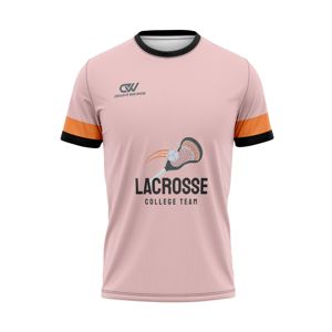Custom Team Logo Oversized Lacrosse Shooting Shirt 100%Polyester Fiber Loose Fit Quick Dry Streetwear Warm Up <b>Top</b> Wholesale OEM - Product Image 1