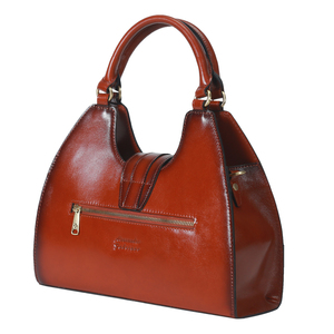 Bolsos de Hombro y Bandolera de Cuero Genuino para Mujer, de Lujo, con Cierre de Cremallera/Abierto, Bolsos de Mano de Diseño Moderno - Product Image 4