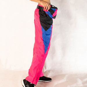 Wholesale Streetwear <b>Drawstring</b> Waist Flare Windbreaker <b>Trouser</b> For Women High Quality Solid Color Waterproof Soft Shell Pant - Product Image 3