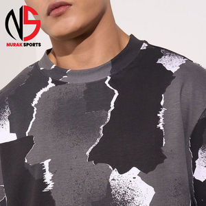 Camiseta Personalizada de Alta Calidad, 220 g/m², 100% Algodón, Transpirable, Estilo Vintage, Hombros Caídos, Cuello Redondo, Manga Corta - Product Image 6