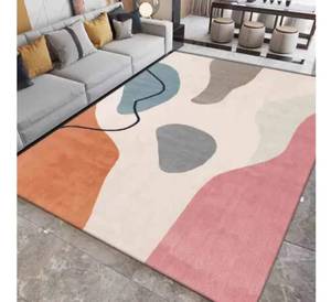 Ensemble de tapis de luxe tuftés à la main, design moderne, adaptés aux animaux domestiques, motifs floraux multicolores disponibles, tapis faits main pour salon - Product Image 2