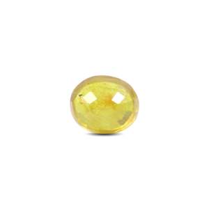 Loose 5.4 Carat Oval Cut Yellow Sapphire Gemstone for Fine Jewelry - Product Image 2
