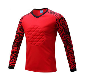 Maillot de Gardien de But pour Hommes Adultes, Uniforme de Football 100% Polyester, Anti-humidité, Protection UV, Nom d'Équipe Personnalisé, Protection en Mousse - Product Image 6