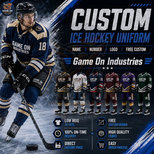 OEM ODM High Quality Breathable Custom Team Uniforms Direct Factory Price With Own Logo Personalized Ice Hockey Jersey Sets - Product Image 5