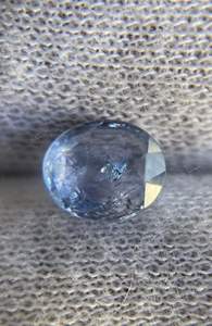 2 CTS Zafiro azul claro natural suelto, zafiro azul ovalado de las minas de Ceilán. Zafiro azul de Sri Lanka. - Product Image 2