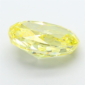 Diamant de laboratoire haut de gamme de créateur, taille ovale, certifié CVD, jaune intense fantaisie vibrant, pierre précieuse en vrac, chefs-d'œuvre de joaillerie - Product Image 5
