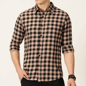 Chemises en flanelle de polyester pour hommes, séchage rapide, anti-boulochage, confortables, faible MOQ, fabricant OEM - Product Image 4