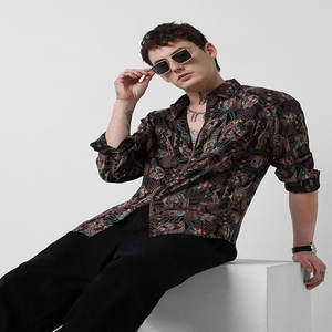 Hombres Otoño Invierno Nueva manga completa Casual Camisa al aire libre Primavera Otoño Diseño Color sólido Camisa de los hombres - Product Image 5