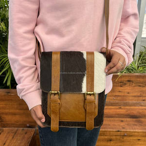 Gran oferta, bolso de mano, bolso de hombro, bolsos de piel de vaca Real, bandolera con correa ajustable para mujer, usos múltiples - Product Image 3