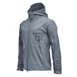 Men's Lightweight Soft Shell Outdoor <b>Jacket</b> for Spring and Autumn Seasons for Casual Hiking Mountaineering with Heating Feature - Product Image 3