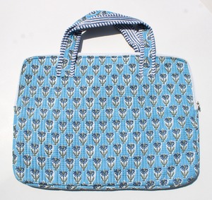 Sac à dos pour ordinateur portable artisanal, écologique, en coton, à motifs floraux, durable et léger - Product Image 3