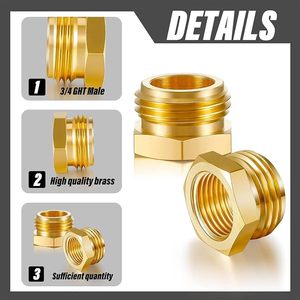 Top Trending Brass Fittings 2026 Brass Pipe Fitting Adapter Female Thread G Connection for Plumbing Water Supply - Product Image 3