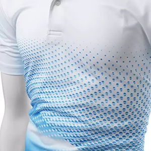 Camiseta de Manga Corta para Hombre, 100% Algodón, Tejido de Punto, Logotipo Bordado en la Parte Delantera, Secado Rápido, Informal, para Golf, Tenis, con Diseño de Puntos - Product Image 6