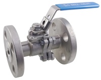 Válvula de bola de acero al carbono CF8 de 1/2 pulgada, 2 piezas, de paso completo, con bridas, 100 psi, SS304, con sellado de EPDM, manija y sujetadores, para aceite, manual, OEM