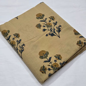 ผ้าควิลท์ทอเนื้อผ้าฝ้ายแท้ 100% น้ำหนักปานกลาง ยี่ห้อ Boh Creation ลายพิมพ์บล็อกด้วยมือ สไตล์โบฮีเมียน เป็นมิตรกับสิ่งแวดล้อม แห้งเร็ว - Product Image 1