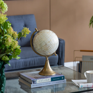 Globo Terráqueo Decorativo de Aluminio Chapado en Oro, Estilo Moderno, para Decoración de Interiores de Sala de Estar u Oficina, Precio Bajo, Venta al Por Mayor - Product Image 6