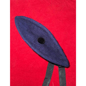 Casquette écossaise bleue et jaune à motifs, style Glengarry, pour bagpipeur, 100% laine bleu marine, chapeau de kilt celtique pour bagpipeur - Product Image 4