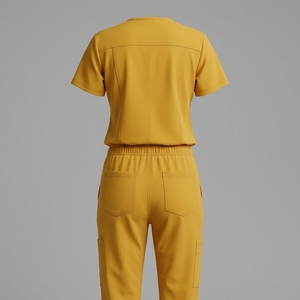 Hot Selling Women Custom Logo Nursing Scrub <b>Set</b> Wholesale Hospital Care Scrub <b>Doctor</b> Nurses Scrub Uniform - Product Image 4