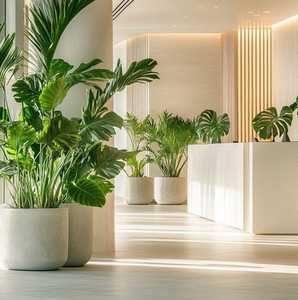 Macetas de Fibra de Vidrio de Diseño con Orificio de Drenaje, Acabado Rústico para Jardín Interior/Exterior, Estilo Clásico, Ecológicas - Product Image 5