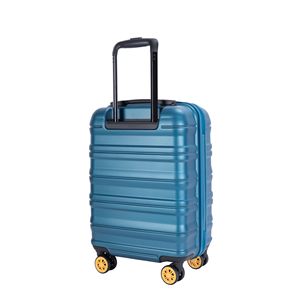 18.5กระเป๋าแข็งสีน้ำเงินพร้อมล้อที่ได้รับการรับรองจาก TSA กระเป๋าถือขึ้นเครื่องพร้อมล้อที่สะดวกสบาย - Product Image 6