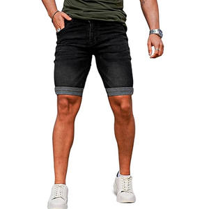 Shorts en jean pour hommes de haute qualité fabriqués au Pakistan, vente chaude, shorts en jean personnalisés pour hommes, shorts en jean slim pour le fitness - Product Image 1