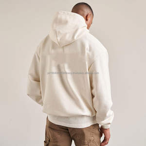 Sweats à capuche en coton 100% de qualité supérieure, lourds et luxueux pour l'automne, disponibles en motifs unis, disponibles en gros - Product Image 1