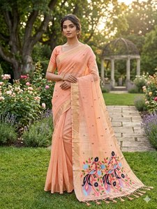Women Black Silk Saree with Embroidered Dupatta Regular Length Traditional Wedding Party Wear India Pakistan Style Reversible - Product Image 4