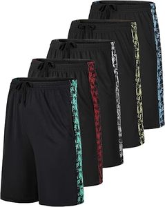 Shorts de basketball pour hommes, séchage rapide, vêtements de sport athlétiques, shorts de basketball en mesh premium, vêtements de sport performants - Product Image 1