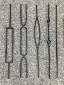 Balaustre Cuadrado Individual de Hierro Rectangular, Balaustre Metálico Contemporáneo para Escaleras, con Recubrimiento en Polvo Negro para Uso Residencial y Comercial - Product Image 3