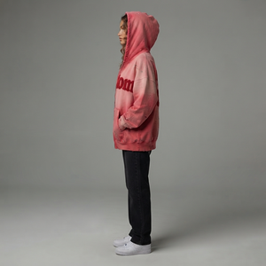 Sudadera con Capucha para Mujer, de Alta Calidad, con Lavado Ácido, Logotipo Bordado Personalizado, Color Sólido, Invierno, 100% Algodón, Superventas OEM - Product Image 6
