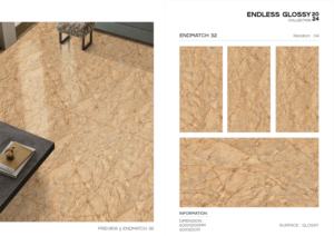 Azulejos de Porcelana Pulida y Esmaltada de 600x1200mm, 60x120cm, 24x48 Pulgadas, Textura de Lujo para Pisos y Paredes, para Diseño Interior Contemporáneo - Product Image 2