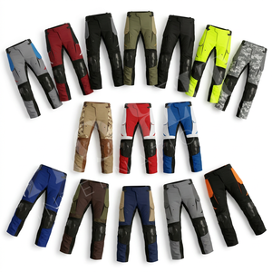 Pantalon de moto pour homme, dernier style, imperméable, respirant, avec protections et genouillères, pour la course en extérieur - Product Image 1