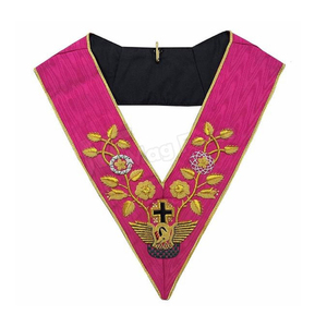 Masonic Regalia Blue Lodge 14th Degree <b>Collars</b> Set of 9 <b>Collars</b> Machine Embroidered Customized Top Quality 2026 Officer <b>Collars</b> - Product Image 2