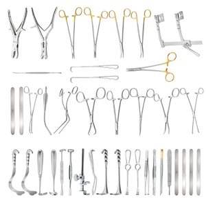 Thoracic Surgery Instrument Kit Thoracotomy Surgical Set <b>Chest</b> Procedures Rib Retraction Tissue <b>Handling</b> ISO13485 Forceps - Product Image 3