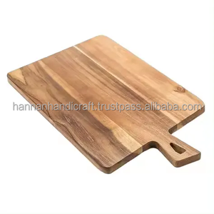 Planche à découper en bois pour la cuisine, design compatible avec les couteaux, finition non toxique, passe au lave-vaisselle, réutilisable, durable, pour les professionnels - Product Image 3