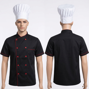 Premium 240 GSM Cotton Blend Burgundy Chef Cap Multi Panel Design Custom Embroidery Print Logo <b>Kitchen</b> Hat - Product Image 3