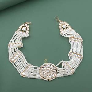 Kavya Polki Designer Mathapatti in Brass for Casual Wear - Product Image 2