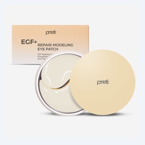 Masques pour les yeux Prreti Korean EGF Repair Modeling Eye Patch 52 feuilles Fabriqué en Corée Liquide blanc Biologique Tous types de peau - Product Image 5