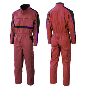 Men's Maroon Drysuit <b>Work</b> <b>Pants</b> <b>Black</b> Purple Trim Long Sleeve Full Zip Front Pocket Design Breathable Flame-Retardant Quick Dry - Product Image 5