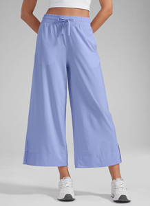 Pantalones para Adultos, Pantalones de Mujer a Prueba de Viento, Pantalones de Alta Calidad, Pantalones de Tela de Seda con Corte Acampanado - Product Image 5