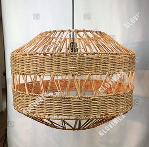 Lampe suspendue en bambou et rotin tressée à la main, prix de gros, service OEM ODM disponible - Product Image 4