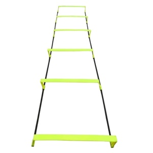 Escalera de plástico para deportes en forma de rectángulo, disponible en color negro y amarillo, velocidad elevada - Product Image 1