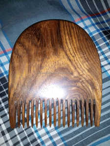 Handmade Small Pocket <b>Wide</b> Tooth Wooden <b>Comb</b> Men Women Hair Detangler Natural Neem Bamboo Beauty Bridal Wedding Occasion - Product Image 3