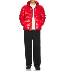 Custom Unisex Vintage <b>Waterproof</b> Breathable Windproof Eco-Friendly Quick Dry Puffer Jacket Winter Solid Standard Thickness Front - Product Image 2